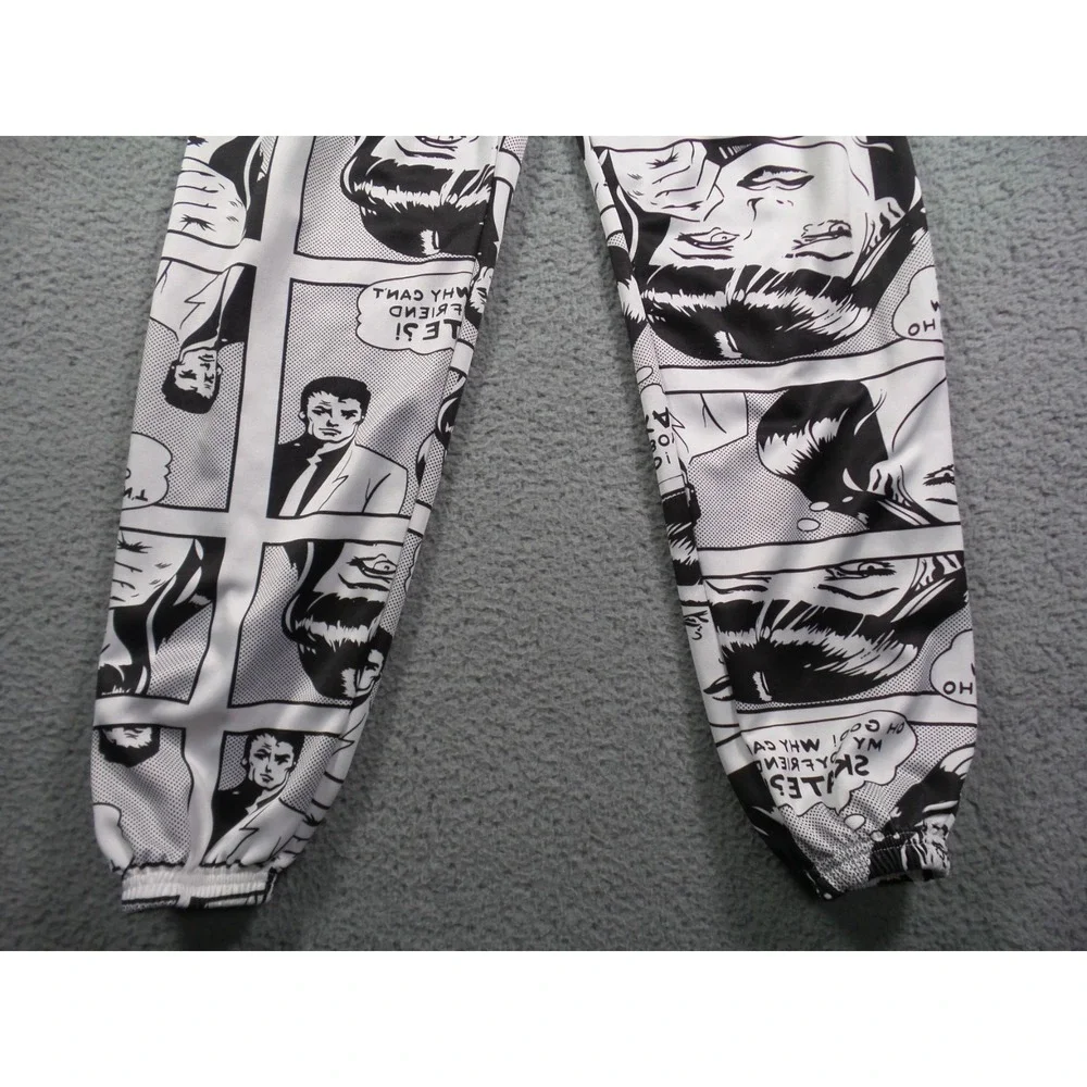 Trasher Magazine Pants Youth XXL 21x26‎ White Elastic Waist All Over Print